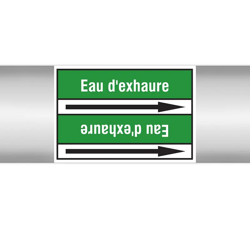 Marqueurs en rouleau continu, sans pictogramme - Eau d'exhaure (produit francophone)