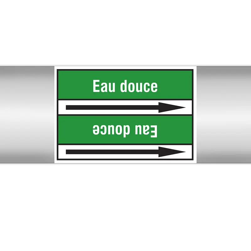 Marqueurs en rouleau continu, sans pictogramme - Eau douce (produit francophone)