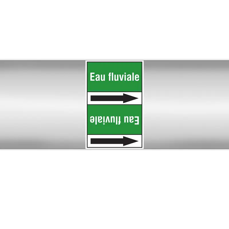 Marqueurs en rouleau continu, sans pictogramme - Eau fluviale (produit francophone)