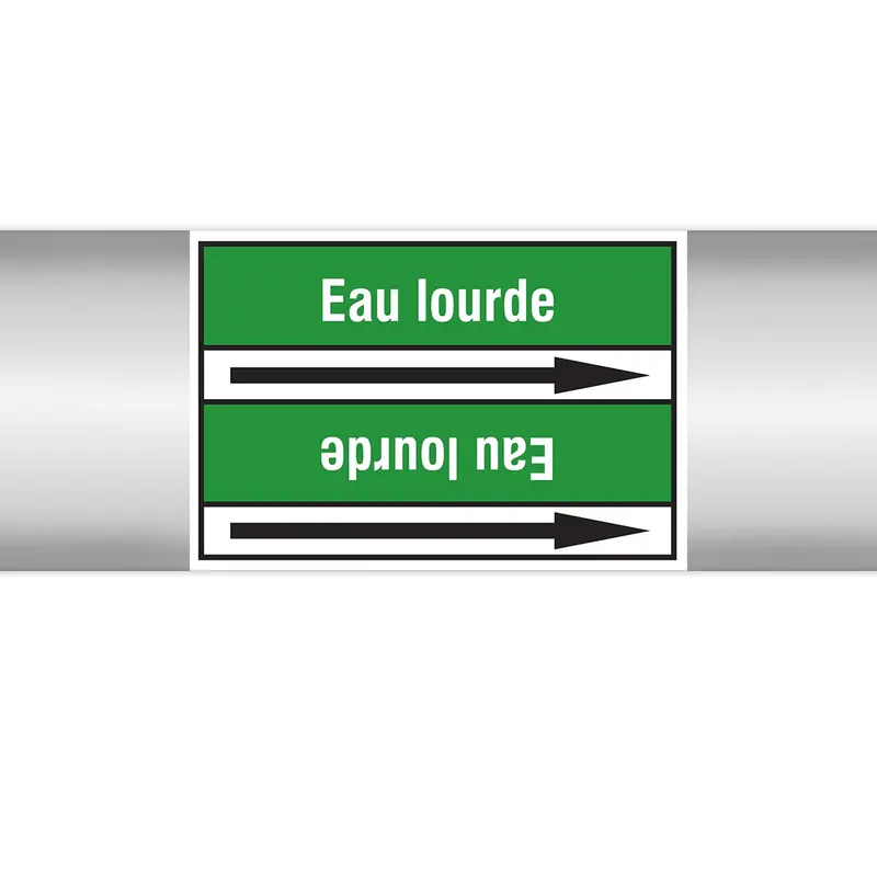 Marqueurs en rouleau continu, sans pictogramme - Eau lourde (produit francophone)