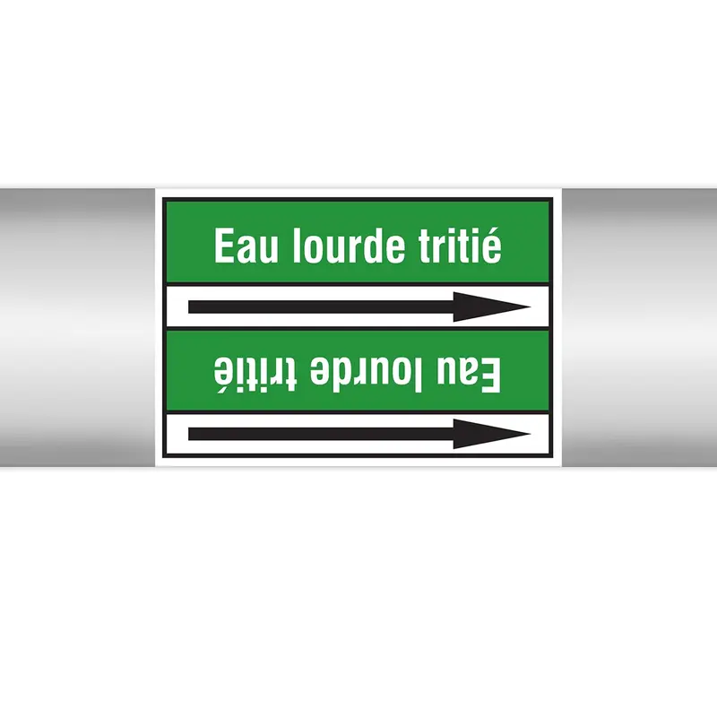Marqueurs en rouleau continu, sans pictogramme - Eau lourde tritié (produit francophone)