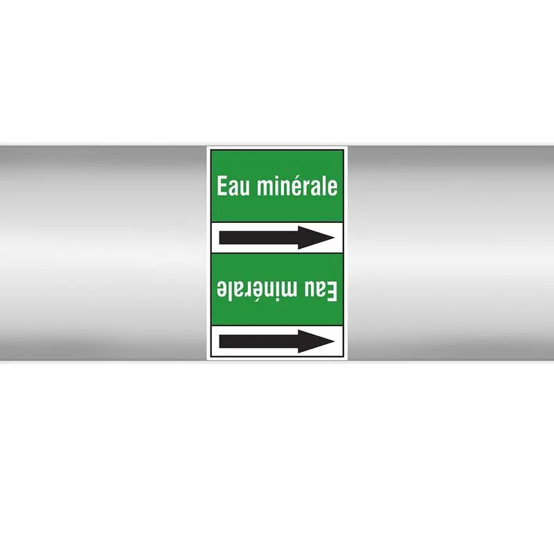 Marqueurs en rouleau continu, sans pictogramme - Eau minérale (produit francophone)