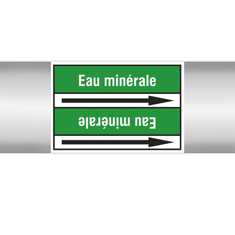 Marqueurs en rouleau continu, sans pictogramme - Eau minérale (produit francophone)