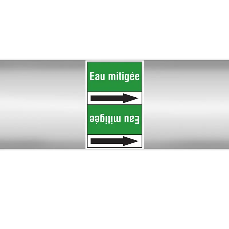 Marqueurs en rouleau continu, sans pictogramme - Eau mitigée (produit francophone)