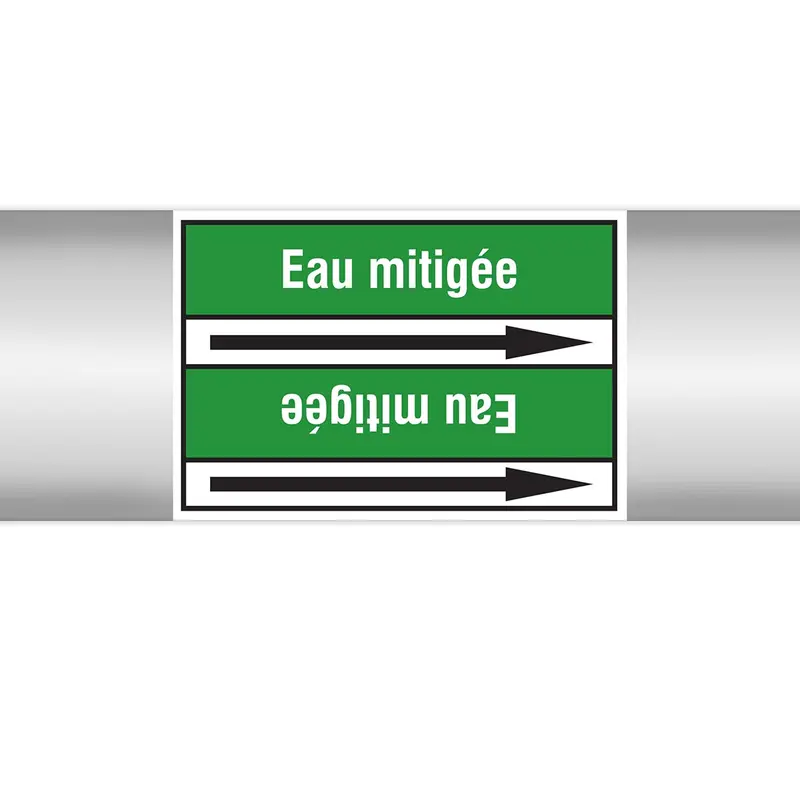 Marqueurs en rouleau continu, sans pictogramme - Eau mitigée (produit francophone)