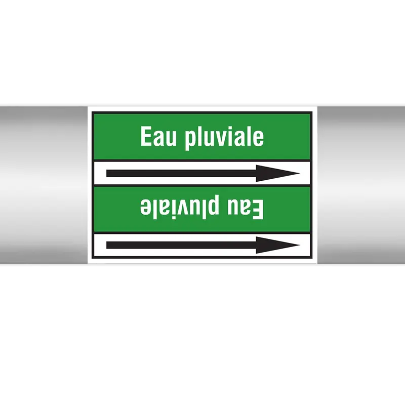 Marqueurs en rouleau continu, sans pictogramme - Eau pluviale (produit francophone)