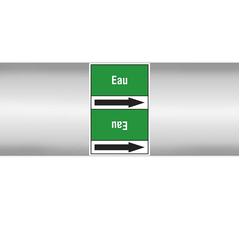 Marqueurs en rouleau continu, sans pictogramme - Eau (produit francophone)
