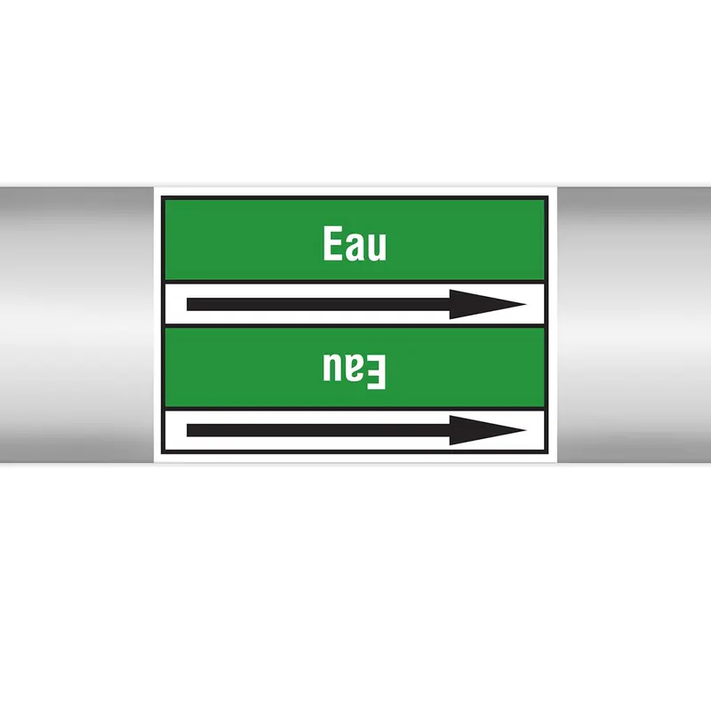 Marqueurs en rouleau continu, sans pictogramme - Eau (produit francophone)