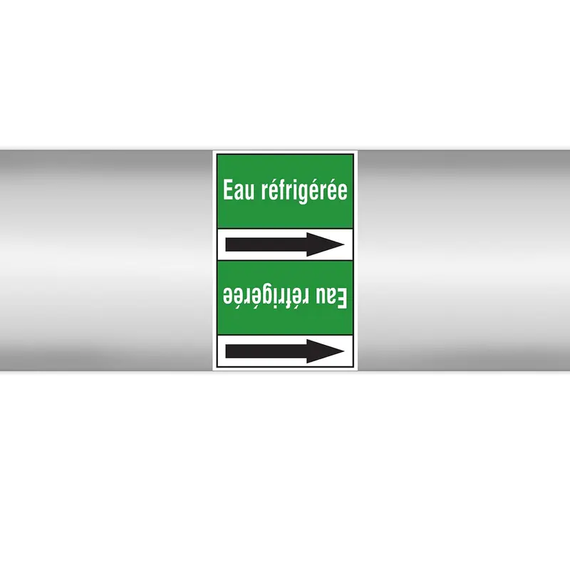 Marqueurs en rouleau continu, sans pictogramme - Eau réfrigérée (produit francophone)