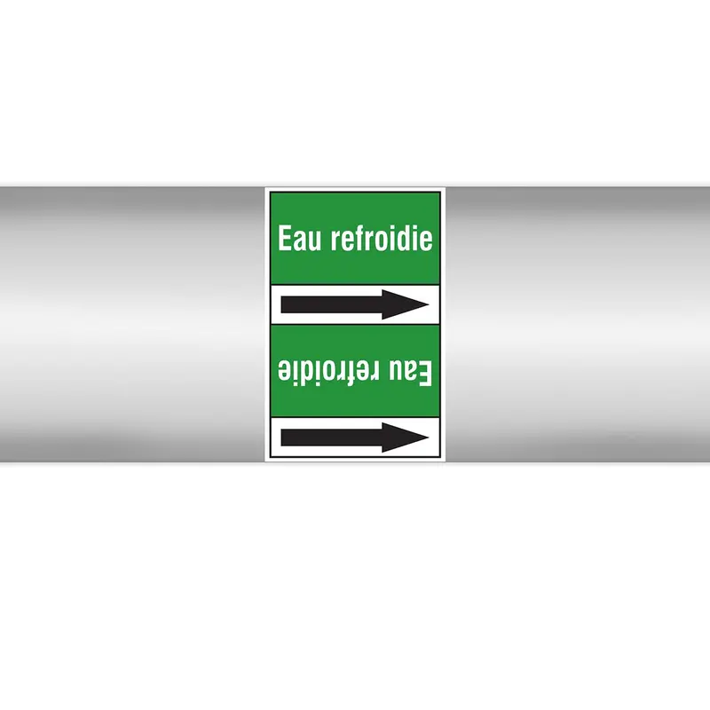 Marqueurs en rouleau continu, sans pictogramme - Eau refroidie (produit francophone)