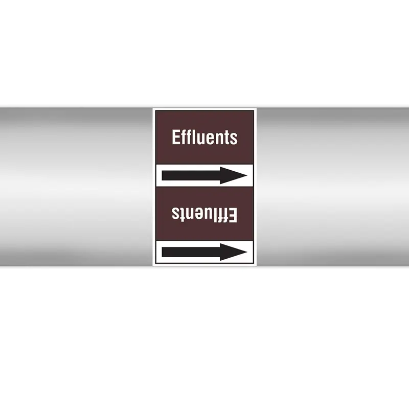 Marqueurs en rouleau continu, sans pictogramme - Effluents (produit francophone)