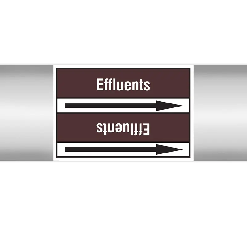 Marqueurs en rouleau continu, sans pictogramme - Effluents (produit francophone)