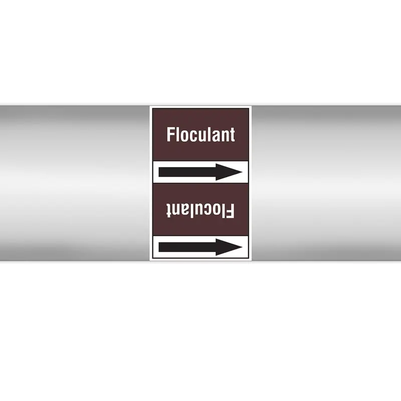 Marqueurs en rouleau continu, sans pictogramme - Floculant (produit francophone)