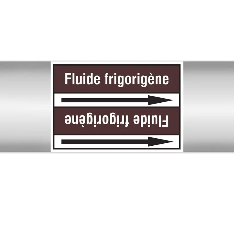 Marqueurs en rouleau continu, sans pictogramme - Fluide frigorigène (produit francophone)