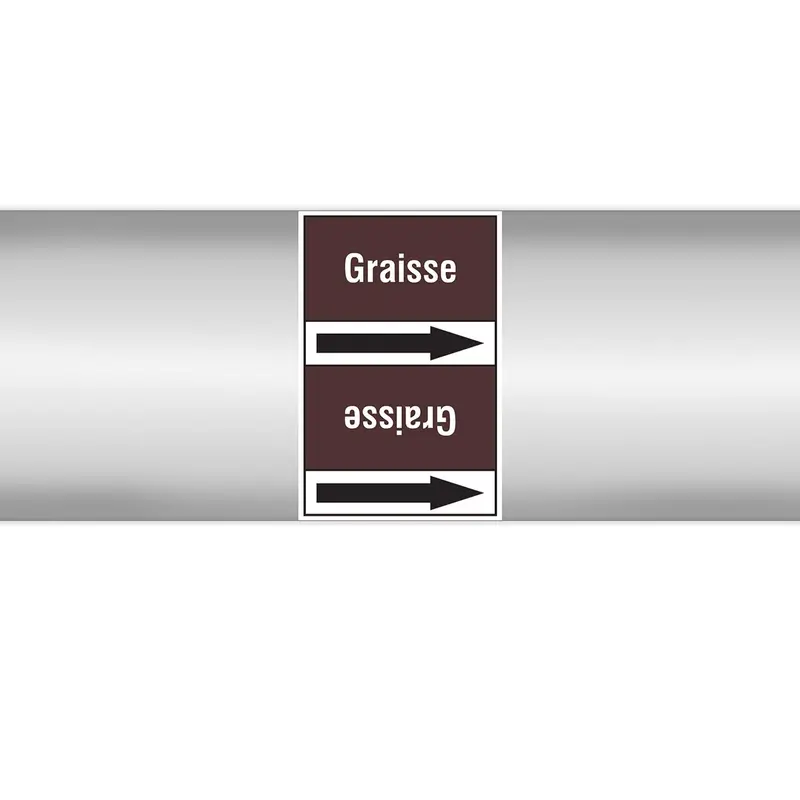 Marqueurs en rouleau continu, sans pictogramme - Graisse (produit francophone)