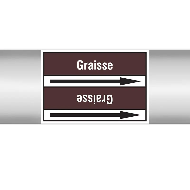 Marqueurs en rouleau continu, sans pictogramme - Graisse (produit francophone)