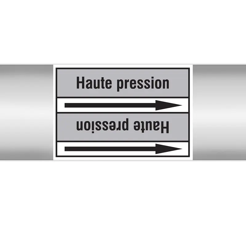 Marqueurs en rouleau continu, sans pictogramme - Haute pression (produit francophone)