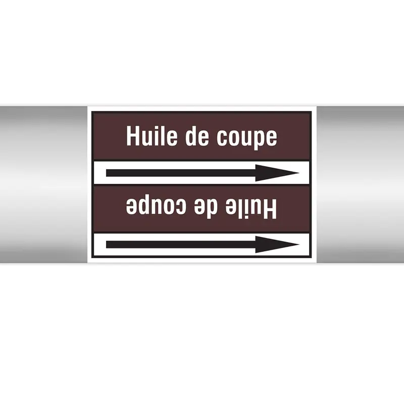 Marqueurs en rouleau continu, sans pictogramme - Huile de coupe (produit francophone)