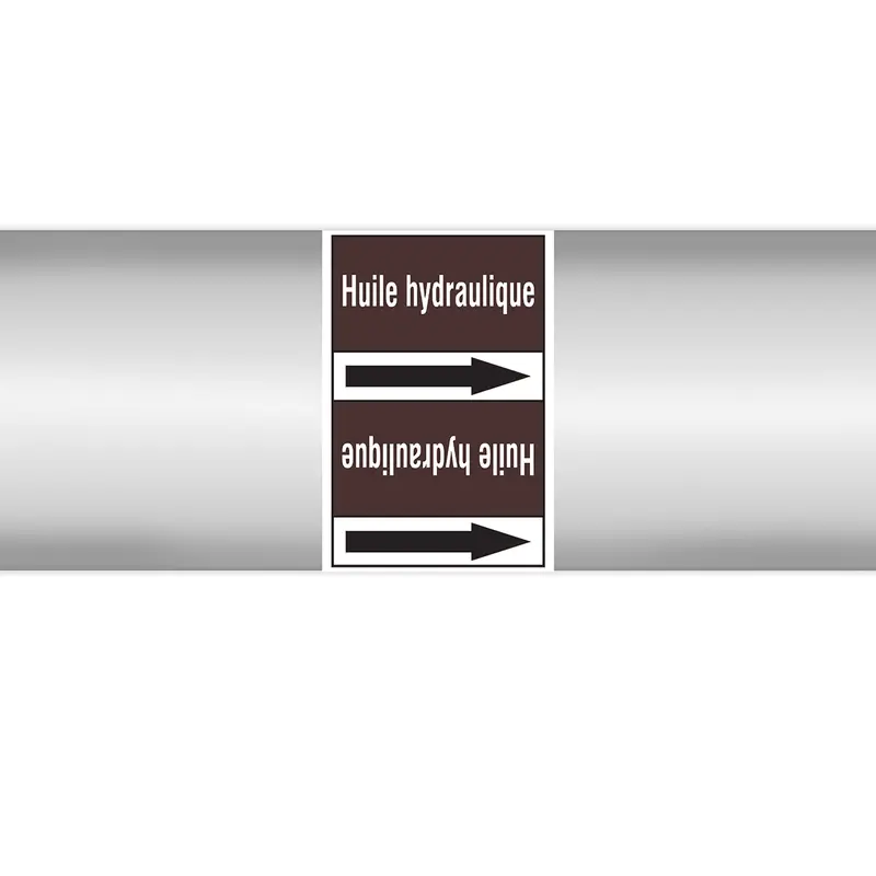Marqueurs en rouleau continu, sans pictogramme - Huile hydraulique (produit francophone)