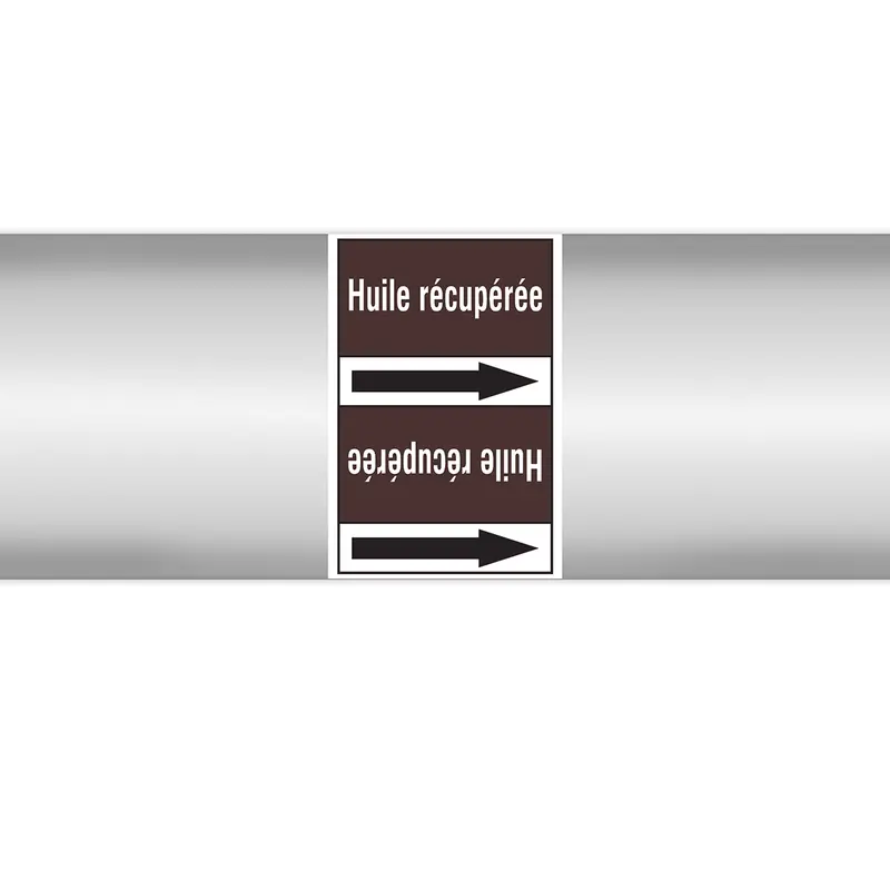 Marqueurs en rouleau continu, sans pictogramme - Huile récupérée (produit francophone)