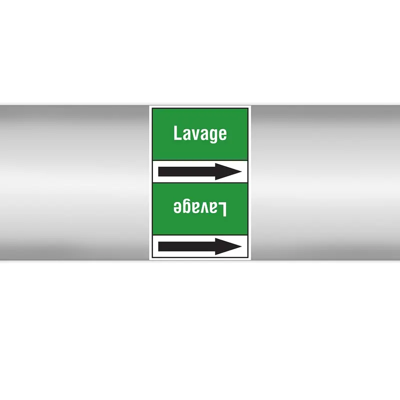 Marqueurs en rouleau continu, sans pictogramme - Lavage (produit francophone)