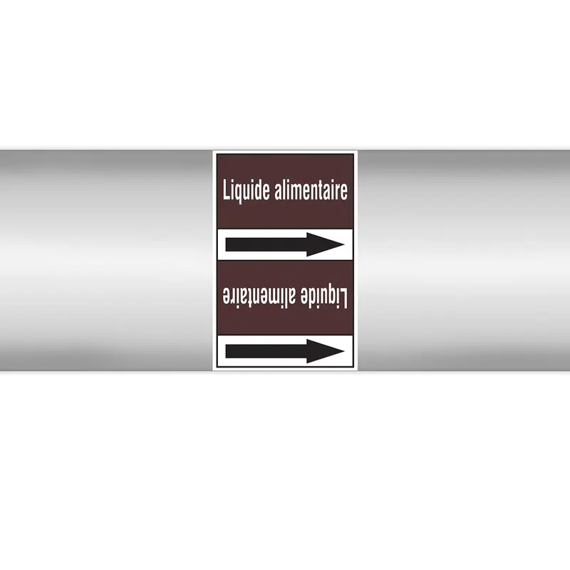 Marqueurs en rouleau continu, sans pictogramme - Liquide alimentaire (produit francophone)