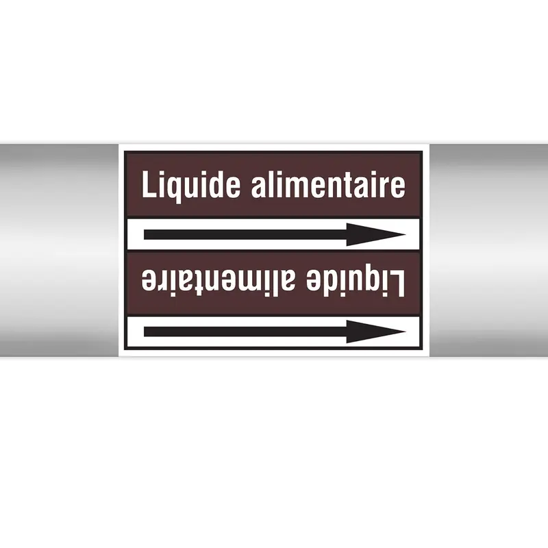 Marqueurs en rouleau continu, sans pictogramme - Liquide alimentaire (produit francophone)
