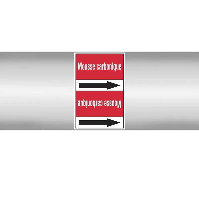 Marqueurs en rouleau continu, sans pictogramme - Mousse carbonique (produit francophone)