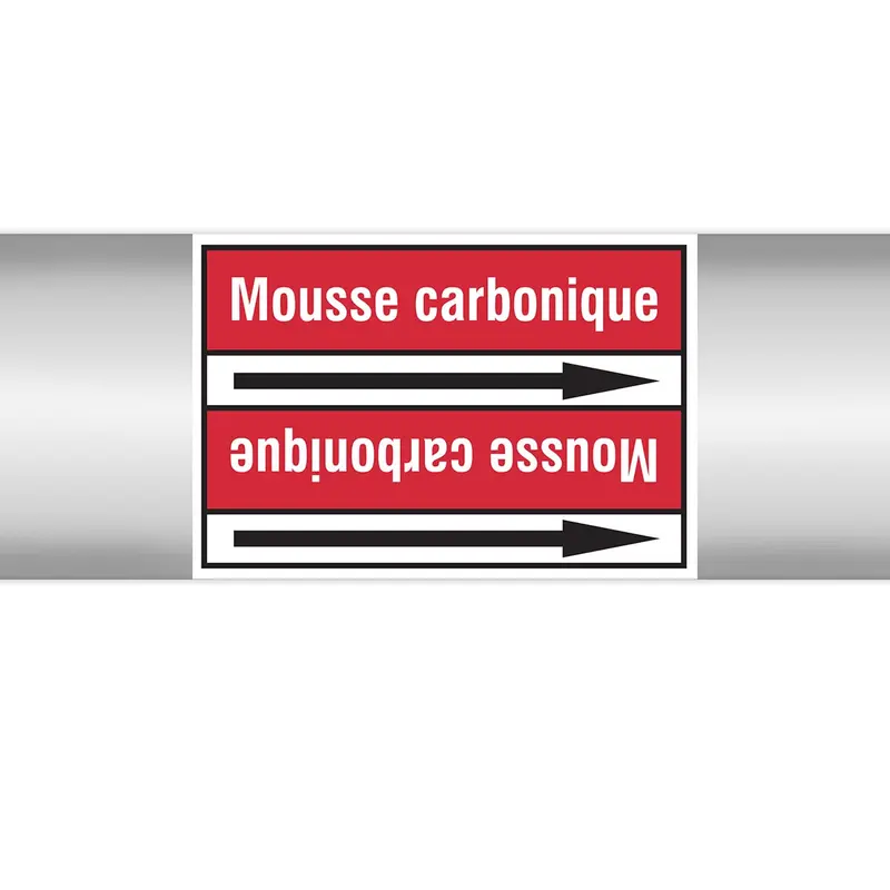 Marqueurs en rouleau continu, sans pictogramme - Mousse carbonique (produit francophone)