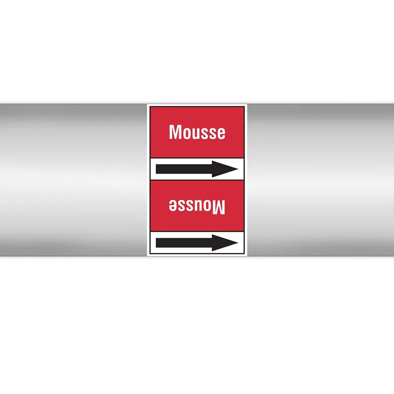 Marqueurs en rouleau continu, sans pictogramme - Mousse (produit francophone)