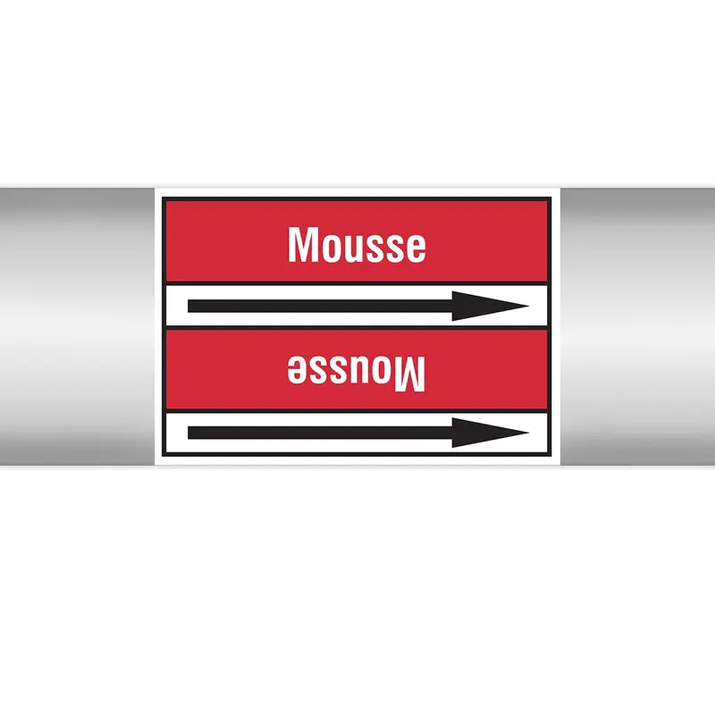 Marqueurs en rouleau continu, sans pictogramme - Mousse (produit francophone)