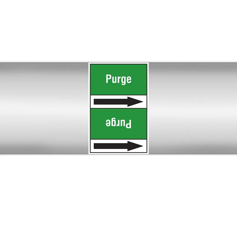 Marqueurs en rouleau continu, sans pictogramme - Purge (produit francophone)