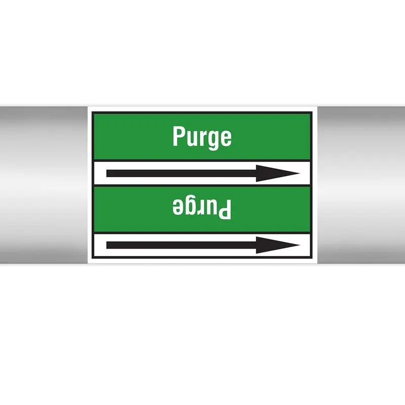 Marqueurs en rouleau continu, sans pictogramme - Purge (produit francophone)