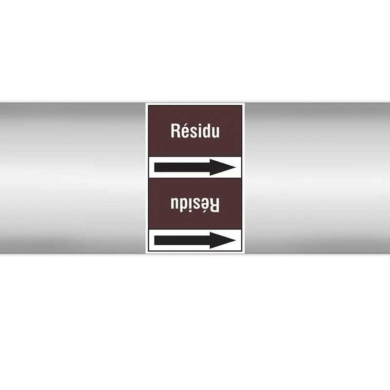 Marqueurs en rouleau continu, sans pictogramme - Résidu (produit francophone)