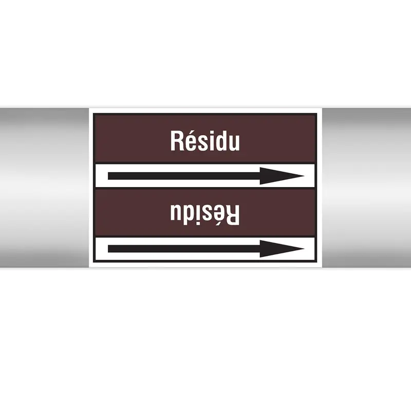 Marqueurs en rouleau continu, sans pictogramme - Résidu (produit francophone)