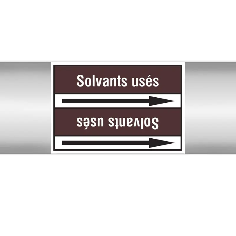 Marqueurs en rouleau continu, sans pictogramme - Solvants usés (produit francophone)