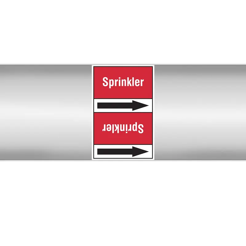 Marqueurs en rouleau continu, sans pictogramme - Sprinkler (produit francophone)