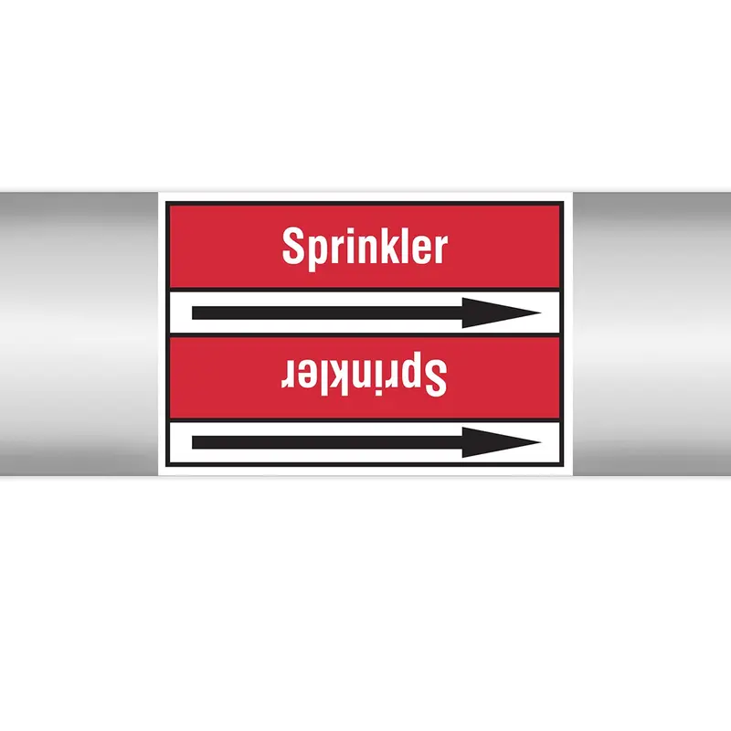 Marqueurs en rouleau continu, sans pictogramme - Sprinkler (produit francophone)