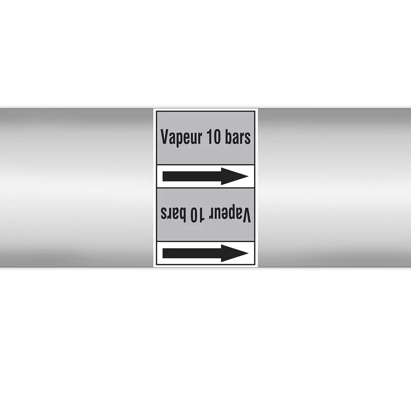 Marqueurs en rouleau continu, sans pictogramme - Vapeur 10 bars (produit francophone)