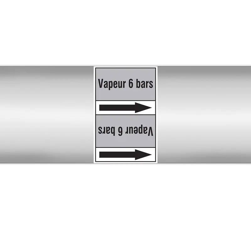 Marqueurs en rouleau continu, sans pictogramme - Vapeur 6 bars (produit francophone)