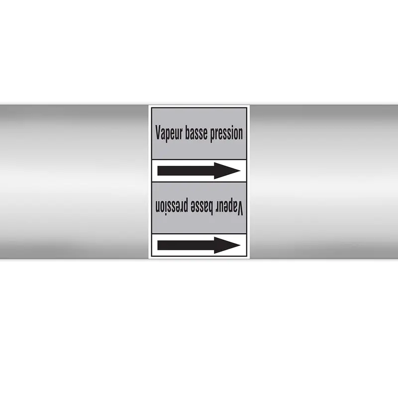 Marqueurs en rouleau continu, sans pictogramme - Vapeur basse pression (produit francophone)