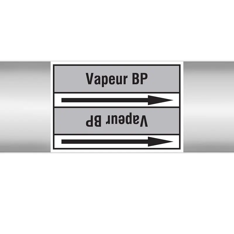 Marqueurs en rouleau continu, sans pictogramme - Vapeur BP (produit francophone)