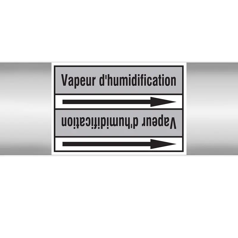 Marqueurs en rouleau continu, sans pictogramme - Vapeur d'humidification (produit francophone)