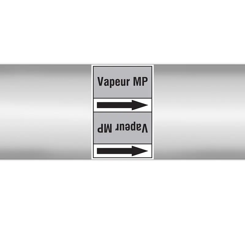 Marqueurs en rouleau continu, sans pictogramme - Vapeur MP (produit francophone)