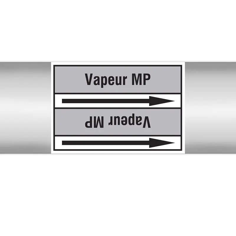 Marqueurs en rouleau continu, sans pictogramme - Vapeur MP (produit francophone)