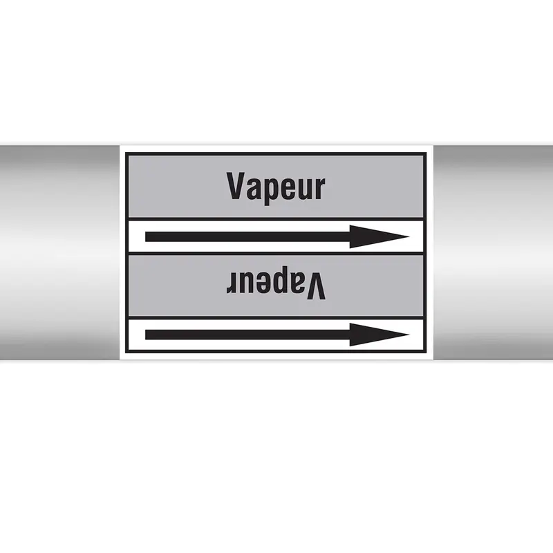 Marqueurs en rouleau continu, sans pictogramme - Vapeur (produit francophone)