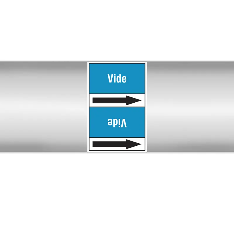 Marqueurs en rouleau continu, sans pictogramme - Vide (produit francophone)