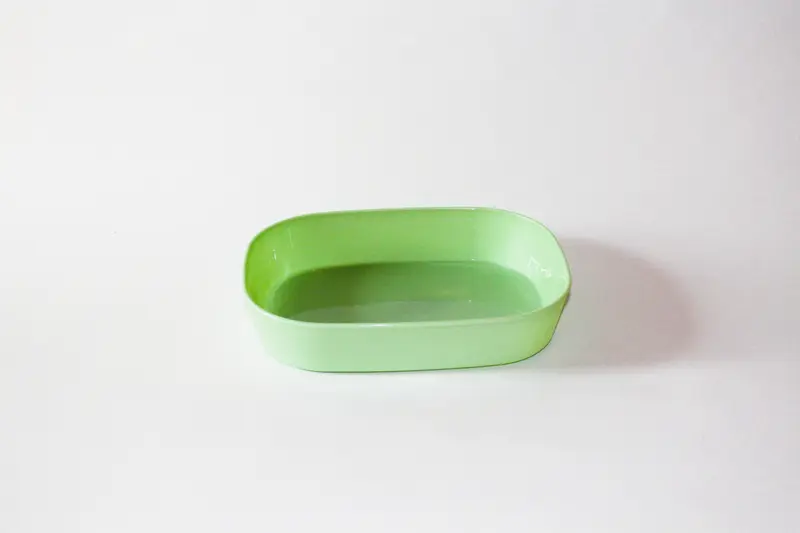 Mehrweg Menübox ungeteilt – 236x181x47mm, Avocadogrün, 48 Stk.