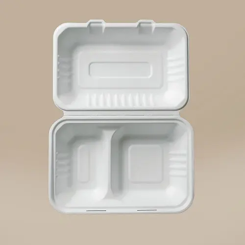 Menübox, 2-geteilt, längs, 156 x 230 x 74 mm - 250 Stk.