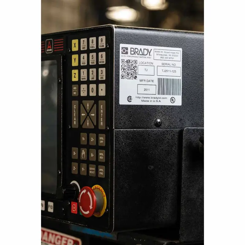 Metallisierte Polyesteretiketten für die Drucker BBP33/i3300